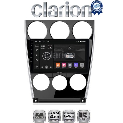 CLARION GL52436 Οθόνη OEM Multimedia Αυτοκινήτου για MAZDA 6 facelift 20052008 (CarPlay/AndroidAuto/BT/GPS/WIFI/GPRS)