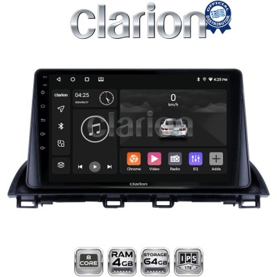 CLARION GL52441 Οθόνη OEM Multimedia Αυτοκινήτου για Mazda CX4 2014 (CarPlay/AndroidAuto/BT/GPS/WIFI/GPRS)
