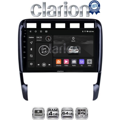 CLARION GL52443 Οθόνη OEM Multimedia Αυτοκινήτου για PORSCHE CAYENNE 20022011 (CarPlay/AndroidAuto/BT/GPS/WIFI/GPRS)