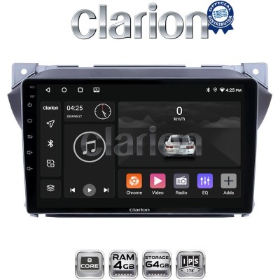 CLARION GL52449 Οθόνη OEM Multimedia Αυτοκινήτου για Suzuki Alto 20092016 (CarPlay/AndroidAuto/BT/GPS/WIFI/GPRS)