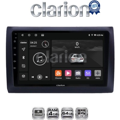 CLARION GL52466 Οθόνη OEM Multimedia Αυτοκινήτου για Fiat Stilo 2001 2007 (CarPlay/AndroidAuto/BT/GPS/WIFI/GPRS)