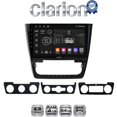 CLARION GL52482 Οθόνη OEM Multimedia Αυτοκινήτου για SKODA YETI 2014 (CarPlay/AndroidAuto/BT/GPS/WIFI/GPRS)