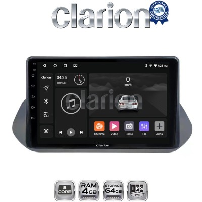 CLARION GL52483 Οθόνη OEM Multimedia Αυτοκινήτου για Nissan Qashqai 2021 (CarPlay/AndroidAuto/BT/GPS/WIFI/GPRS)