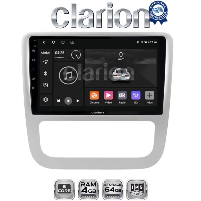 CLARION GL52489 Οθόνη OEM Multimedia Αυτοκινήτου για VW Scirocco & Eos 2008 2013 (CarPlay/AndroidAuto/BT/GPS/WIFI/GPRS)