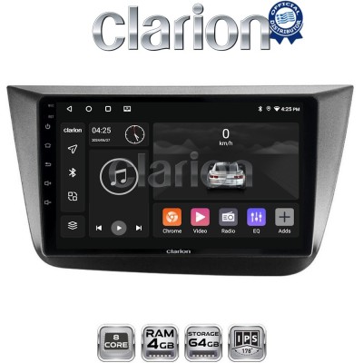 CLARION GL52490 Οθόνη OEM Multimedia Αυτοκινήτου για Seat Altea 2004 2015 (CarPlay/AndroidAuto/BT/GPS/WIFI/GPRS)