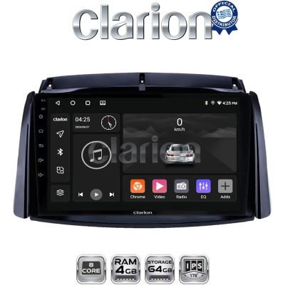 CLARION GL52498 Οθόνη OEM Multimedia Αυτοκινήτου για Renault Koleos 20062017 (CarPlay/AndroidAuto/BT/GPS/WIFI/GPRS)