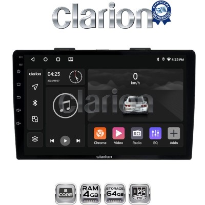 CLARION GL52500 Οθόνη OEM Multimedia Αυτοκινήτου για FIAT 500L 2012 (CarPlay/AndroidAuto/BT/GPS/WIFI/GPRS)