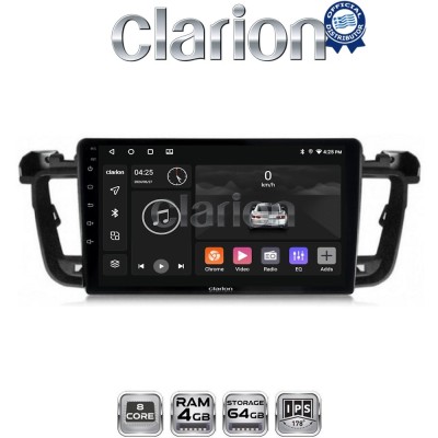 CLARION GL52509 Οθόνη OEM Multimedia Αυτοκινήτου για PEUGEOT 508 20102017 (CarPlay/AndroidAuto/BT/GPS/WIFI/GPRS)