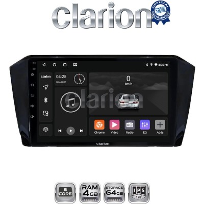 CLARION GL52519 Οθόνη OEM Multimedia Αυτοκινήτου για VW PASSAT 2015 (CarPlay/AndroidAuto/BT/GPS/WIFI/GPRS)