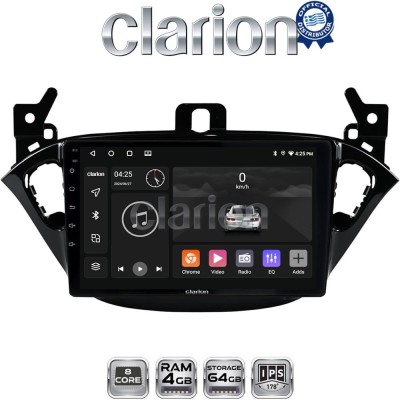 CLARION GL52521 Οθόνη OEM Multimedia Αυτοκινήτου για Opel Corsa E 2015 2018 (CarPlay/AndroidAuto/BT/GPS/WIFI/GPRS)