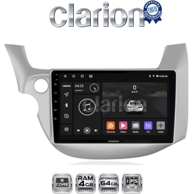 CLARION GL52549 Οθόνη OEM Multimedia Αυτοκινήτου για HONDA JAZZ 20082013 (CarPlay/AndroidAuto/BT/GPS/WIFI/GPRS)