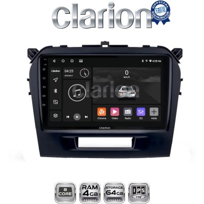 CLARION GL52571 Οθόνη OEM Multimedia Αυτοκινήτου για SUZUKI VITARA & BREZZA 2016 (CarPlay/AndroidAuto/BT/GPS/WIFI/GPRS)