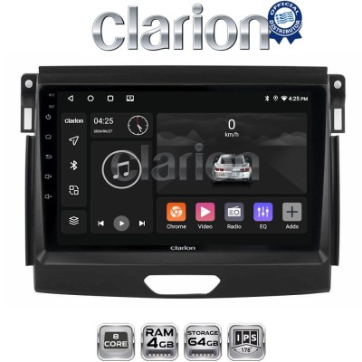 CLARION GL52574 Οθόνη OEM Multimedia Αυτοκινήτου για Ford Ranger 2015 2020 (CarPlay/AndroidAuto/BT/GPS/WIFI/GPRS)