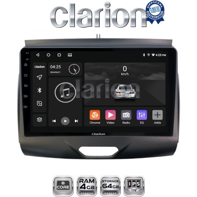 CLARION GL52576A Οθόνη OEM Multimedia Αυτοκινήτου για Ford Ranger 2015 2020 (CarPlay/AndroidAuto/BT/GPS/WIFI/GPRS)