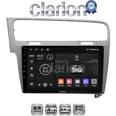 CLARION GL52591 Οθόνη OEM Multimedia Αυτοκινήτου για VW GOLF7 (CarPlay/AndroidAuto/BT/GPS/WIFI/GPRS)
