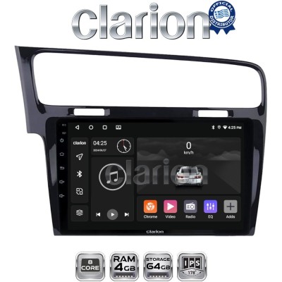 CLARION GL52591B Οθόνη OEM Multimedia Αυτοκινήτου για VW GOLF7 (CarPlay/AndroidAuto/BT/GPS/WIFI/GPRS)
