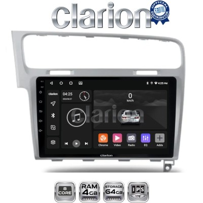 CLARION GL52591S Οθόνη OEM Multimedia Αυτοκινήτου για VW GOLF7 (CarPlay/AndroidAuto/BT/GPS/WIFI/GPRS)