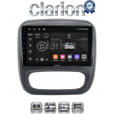 CLARION GL52706 Οθόνη OEM Multimedia Αυτοκινήτου για Opel Vivaro 2014 2020Renault Traffic 2014 2020Nissan NV300 2014 2020Fiat