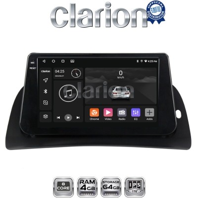CLARION GL52707 Οθόνη OEM Multimedia Αυτοκινήτου για Renault Kangoo 2011 2021 (CarPlay/AndroidAuto/BT/GPS/WIFI/GPRS)