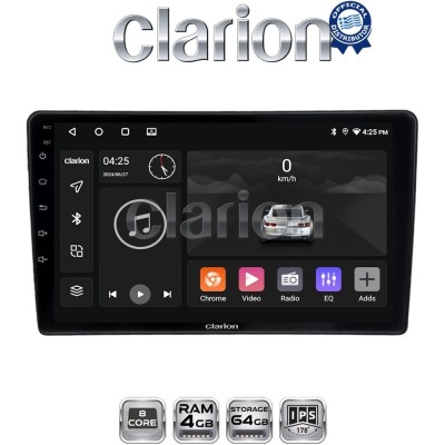 CLARION GL52715 Οθόνη OEM Multimedia Αυτοκινήτου για Nissan Navara D40 2006 2016 clima (CarPlay/AndroidAuto/BT/GPS/WIFI/GPRS)
