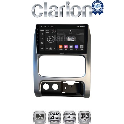 CLARION GL52736 Οθόνη OEM Multimedia Αυτοκινήτου για JEEP CHEROKEE & LIBERTY 2002-2007 (CarPlay/AndroidAuto/BT/GPS/WIFI/GPRS)