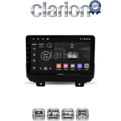 CLARION GL52746 Οθόνη OEM Multimedia Αυτοκινήτου για Jeep Wrangler 2018 (CarPlay/AndroidAuto/BT/GPS/WIFI/GPRS)