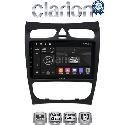 CLARION GL52812 Οθόνη OEM Multimedia Αυτοκινήτου για Mercedes CLK (W209) 2000 2004 (CarPlay/AndroidAuto/BT/GPS/WIFI/GPRS)