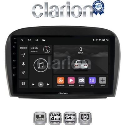 CLARION GL52817 Οθόνη OEM Multimedia Αυτοκινήτου για Mercedes SL 2009 2014 (CarPlay/AndroidAuto/BT/GPS/WIFI/GPRS)