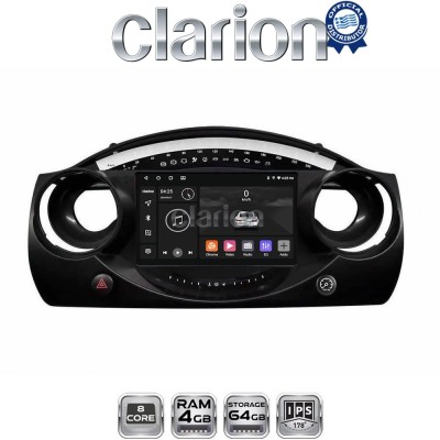 CLARION GL52832 Οθόνη OEM Multimedia Αυτοκινήτου για MINI COOPER 2001 2007 (CarPlay/AndroidAuto/BT/GPS/WIFI/GPRS)