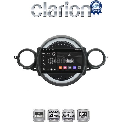 CLARION GL52834 Οθόνη OEM Multimedia Αυτοκινήτου για Mini Cooper '07'14 Clubman 2007 2014 (CarPlay/AndroidAuto/BT/GPS/WIFI/GPRS