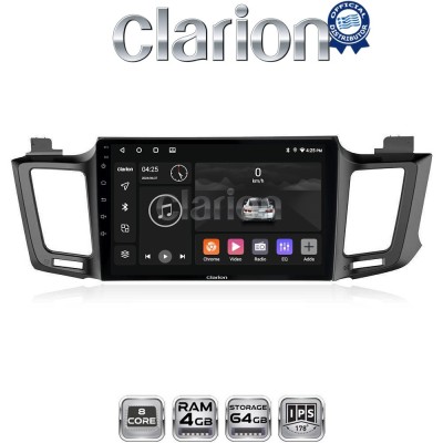 CLARION GL52947 Οθόνη OEM Multimedia Αυτοκινήτου για TOYOTA RAV 4 2013 2020 (CarPlay/AndroidAuto/BT/GPS/WIFI/GPRS)