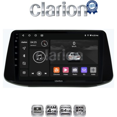 CLARION GL52960 Οθόνη OEM Multimedia Αυτοκινήτου για Hyundai i30 2018 (CarPlay/AndroidAuto/BT/GPS/WIFI/GPRS)