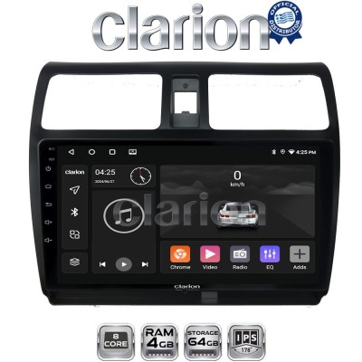 CLARION GL52978 Οθόνη OEM Multimedia Αυτοκινήτου για SUZUKI SWIFT 2005 2010 (CarPlay/AndroidAuto/BT/GPS/WIFI/GPRS)