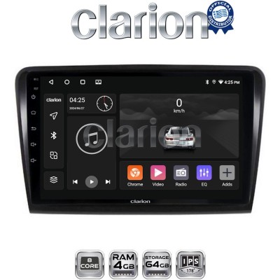 CLARION GL52982 Οθόνη OEM Multimedia Αυτοκινήτου για SKODA SUPERB 20082015 (CarPlay/AndroidAuto/BT/GPS/WIFI/GPRS)