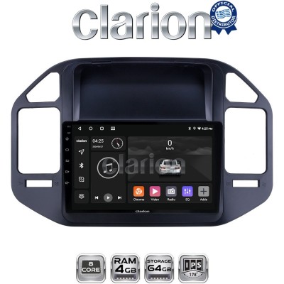 CLARION GL52990 Οθόνη OEM Multimedia Αυτοκινήτου για Mitsubishi Pajero 1999 2006 (CarPlay/AndroidAuto/BT/GPS/WIFI/GPRS)