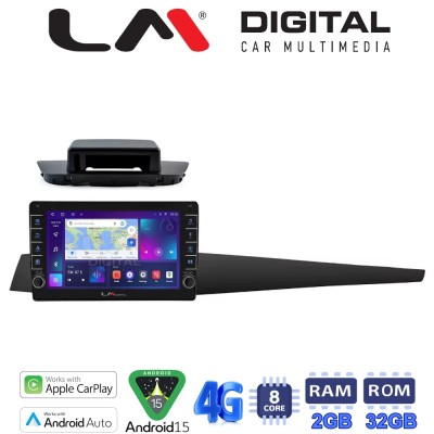 LM Digital - LM ZG8348 GPS Οθόνη OEM Multimedia Αυτοκινήτου για Renault Laguna 3 2008 2015 (CarPlay/AndroidAuto/BT/GPS/WIFI/GPR