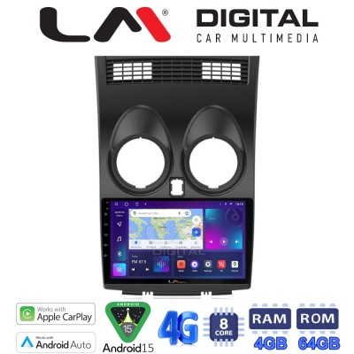 LM Digital - LM ZC8001 GPS Οθόνη OEM Multimedia Αυτοκινήτου για NISSAN QASHQAI 2007 2013 (CarPlay/AndroidAuto/BT/GPS/WIFI/GPRS)