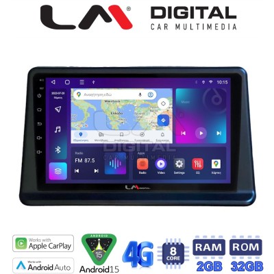 LM Digital - LM ZR8998 GPS Οθόνη OEM Multimedia Αυτοκινήτου για Mitsubishi Pajero 1996 2003 (CarPlay/AndroidAuto/BT/GPS/WIFI/GP