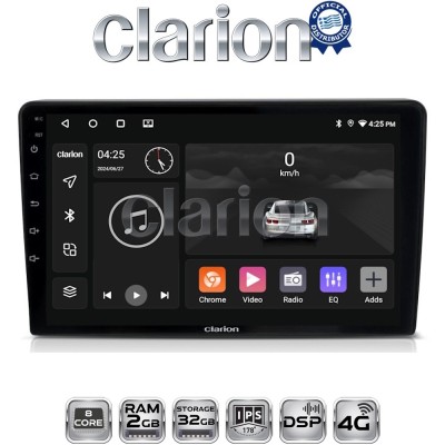 CLARION GL71256 Οθόνη OEM Multimedia Αυτοκινήτου για Mazda 2 2002 2007 (CarPlay/AndroidAuto/BT/GPS/WIFI/GPRS)