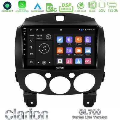 Clarion GL700 Lite Series 8Core Android11 6+128GB Mazda 2 2008-2014 Navigation Multimedia Tablet 9" Με Carplay & Android Auto Clarion GL700 Lite Series 8Core Android11 6+128GB Mazda 2 2008-2014 Navigation Multimedia Tablet 9" Με Carplay & Android Auto