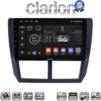 CLARION GL74272 Οθόνη OEM Multimedia Αυτοκινήτου για SUBARU IMPREZA-FORESTER 20092012 (CarPlay/AndroidAuto/BT/GPS/WIFI/GPRS)
