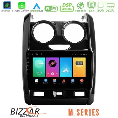 Bizzar M Series 8Core Android16 2+32GB Dacia Duster 2014-2018 Navigation Multimedia Tablet 9"