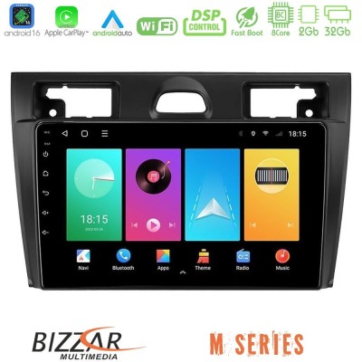Bizzar M Series 8Core Android16 2+32GB Ford Fiesta/Fusion Navigation Multimedia Tablet 9"