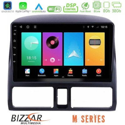 Bizzar M Series 8Core Android16 2+32GB Honda CRV 2002-2006 Navigation Multimedia Tablet 9"