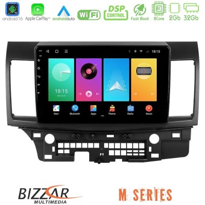 Bizzar M Series 8Core Android16 2+32GB Mitsubishi Lancer 2008 – 2015 Navigation Multimedia Tablet 10"
