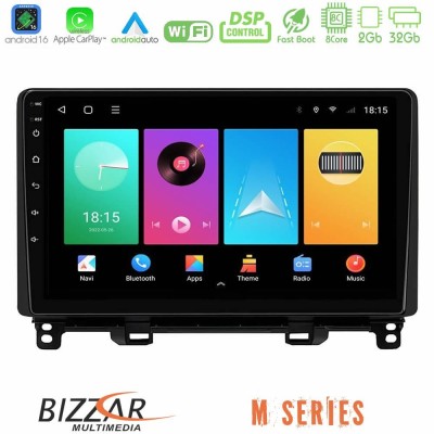 Bizzar M Series 8Core Android16 2+32GB Honda Jazz RHD 2021-2025 Navigation Multimedia Tablet 10"