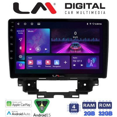 LM Digital - LM ZA4808 GPS Οθόνη OEM Multimedia Αυτοκινήτου για Renault Kangoo 2021 (CarPlay/AndroidAuto/BT/GPS/WIFI)