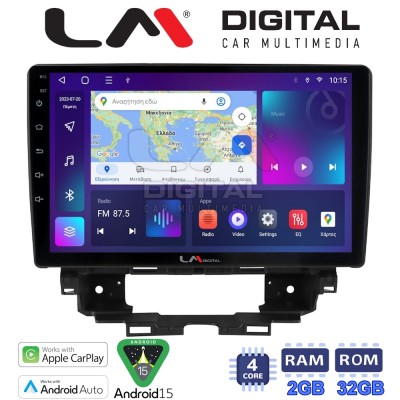 LM Digital - LM ZN4808 GPS Οθόνη OEM Multimedia Αυτοκινήτου για Renault Kangoo 2021 (CarPlay/AndroidAuto/BT/GPS/WIFI/GPRS)