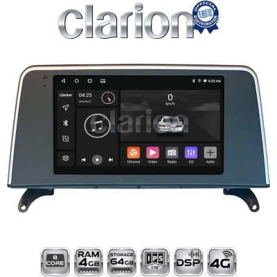 CLARION GL72397C Οθόνη OEM Multimedia Αυτοκινήτου για BMW X5 (E70) & X6 (E72) με συστημα CCC (CarPlay/AndroidAuto/BT/GPS/WIFI/GP