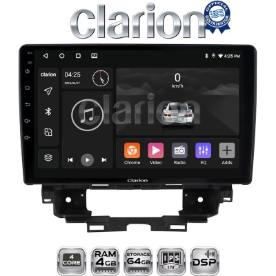 CLARION GL32808 Οθόνη OEM Multimedia Αυτοκινήτου για Renault Kangoo 2021 (CarPlay/AndroidAuto/BT/GPS/WIFI/GPRS)